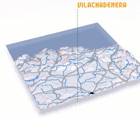 3d view of Vilachá de Mera