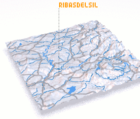 3d view of Ribas del Sil