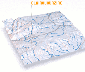 3d view of El Aïn Ou Ounzine