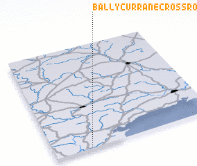 3d view of Ballycurrane Cross Roads