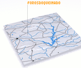 3d view of Foros do Queimado