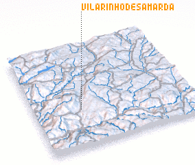 3d view of Vilarinho de Samardã