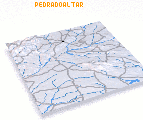 3d view of Pedra do Altar