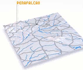 3d view of Pena Falcão