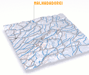 3d view of Malhada do Rei