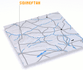 3d view of Sidi Meftah