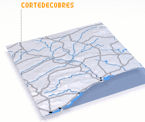 3d view of Corte de Cobres