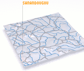 3d view of Sanandougou