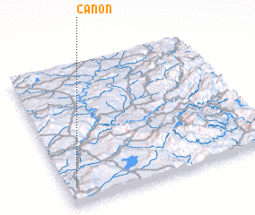 3d view of Cañón