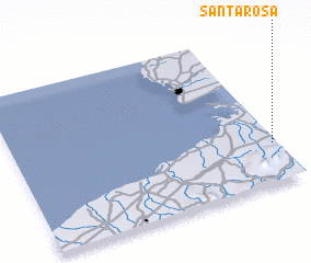 3d view of Santa Rosa