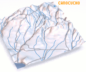 3d view of Cano Cucho
