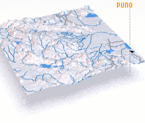 3d view of Puno