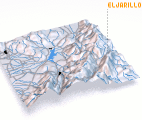 3d view of El Jarillo