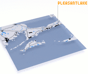 3d view of Pleasant Lake