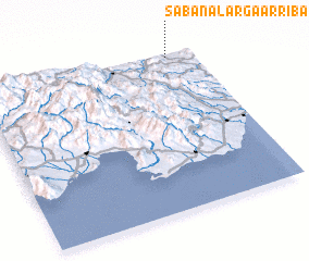 3d view of Sabana Larga Arriba