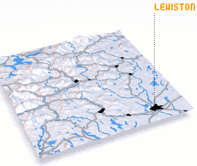 3d view of Lewiston