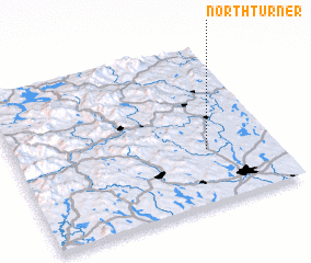 3d view of North Turner