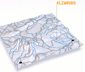 3d view of El Zamuro