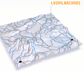 3d view of Los Pilancones