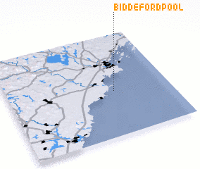 3d view of Biddeford Pool