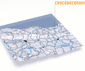 3d view of Cruce de Cenoví