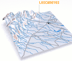 3d view of Los Caneyes