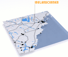 3d view of Ireland Corner