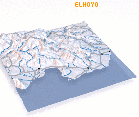 3d view of El Hoyo