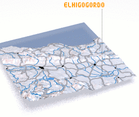 3d view of El Higo Gordo