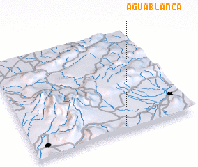 3d view of Agua Blanca