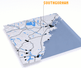 3d view of South Gorham