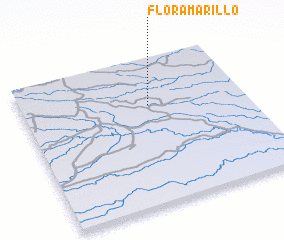 3d view of Flor Amarillo