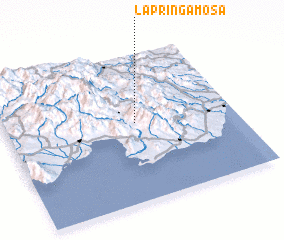 3d view of La Pringamosa