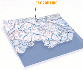 3d view of El Frontino