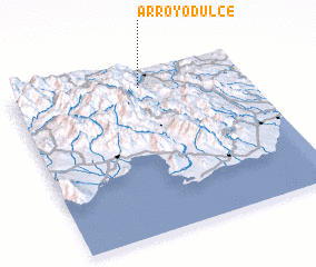 3d view of Arroyo Dulce
