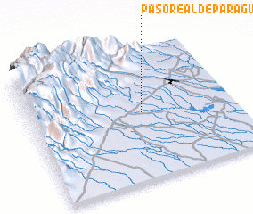 3d view of Paso Real de Paragüey