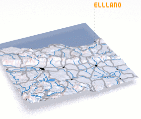 3d view of El Llano