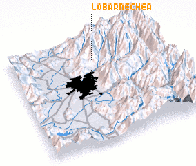 3d view of Lo Barnechea