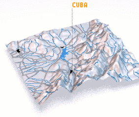 3d view of Cuba