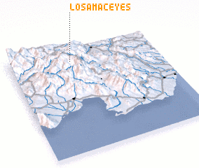 3d view of Los Amaceyes