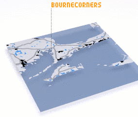 3d view of Bourne Corners
