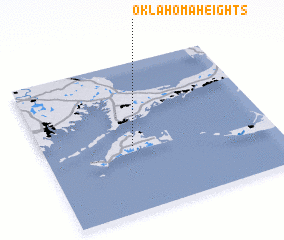 3d view of Oklahoma Heights