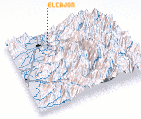 3d view of El Cajón