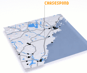 3d view of Chases Pond