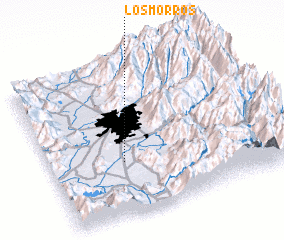 3d view of Los Morros