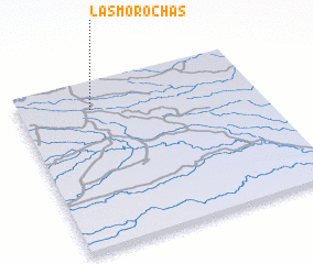 3d view of Las Morochas