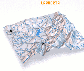 3d view of La Puerta