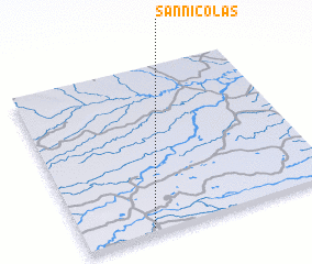 3d view of San Nicolás