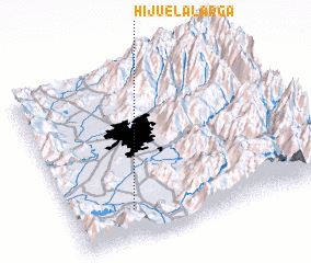 3d view of Hijuela Larga