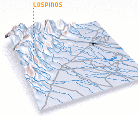 3d view of Los Pinos